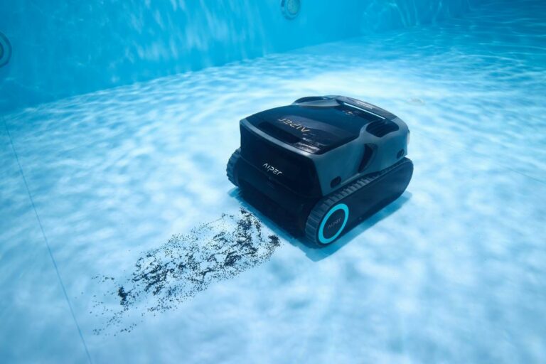 robot piscine démarre et s'arrête
